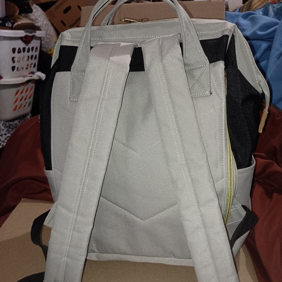 Chic Black and Red Women's Backpack - Picture 4 of 11